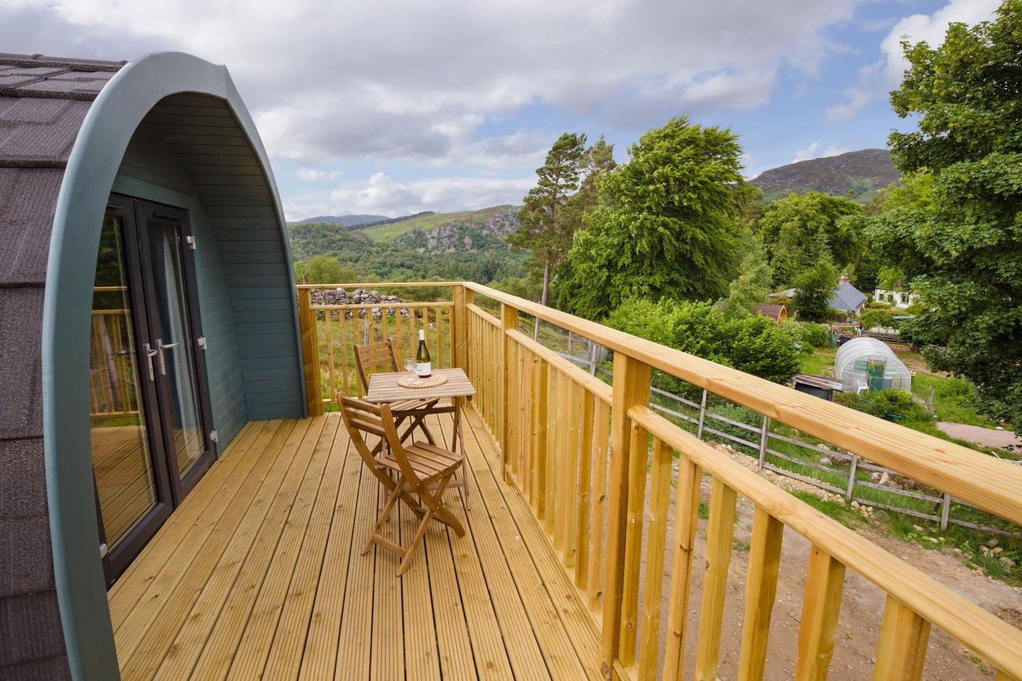 Spectacular Mountain View Ecopod Villa Newtonmore Kültér fotó