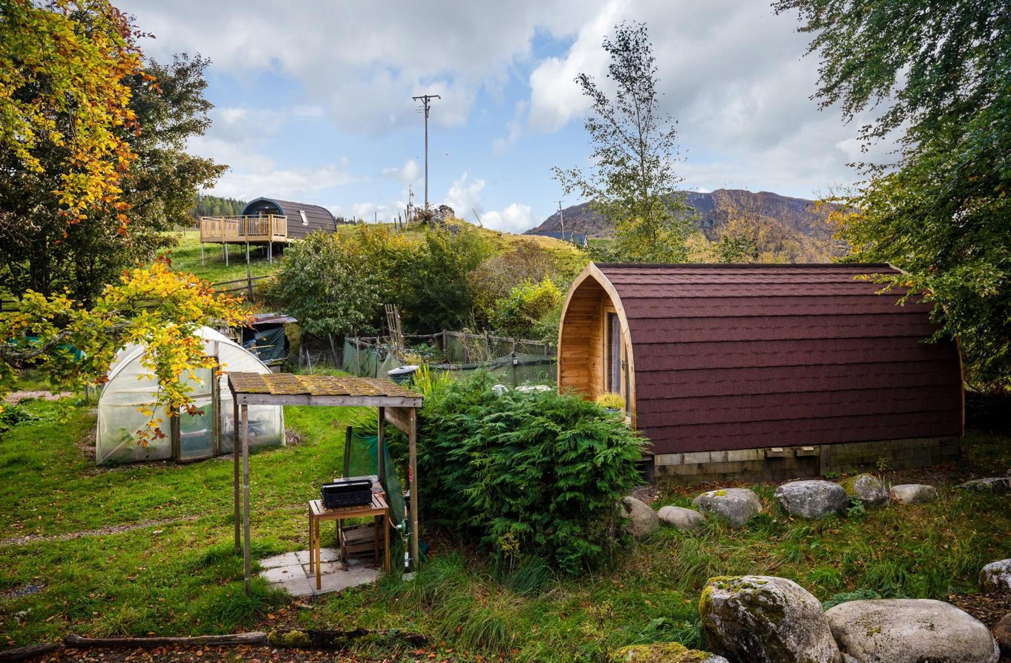 Spectacular Mountain View Ecopod Villa Newtonmore Kültér fotó